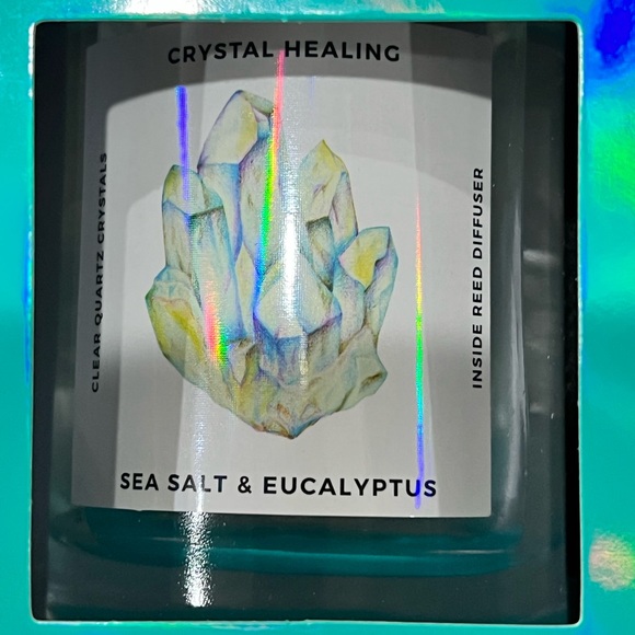 North Muse Accents Crystal Healing Reed Diffuser Sea Salt